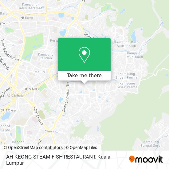 Peta AH KEONG STEAM FISH RESTAURANT