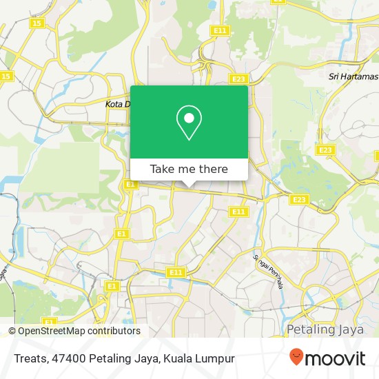 Treats, 47400 Petaling Jaya map