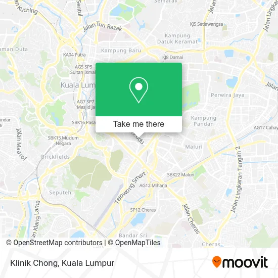 Klinik Chong map