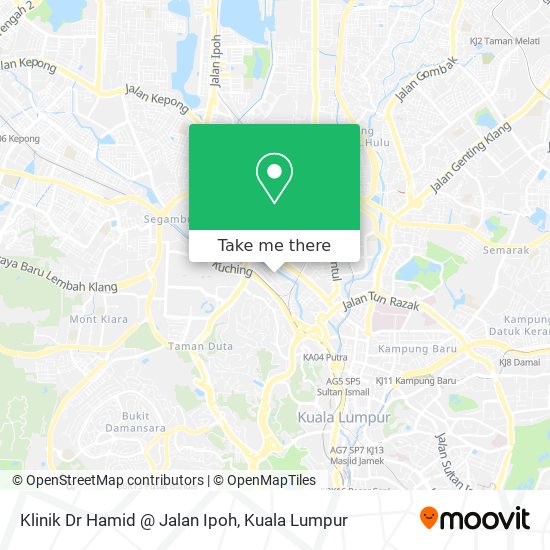 Klinik Dr Hamid @ Jalan Ipoh map