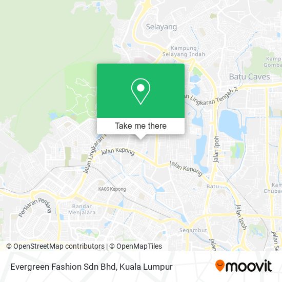 Peta Evergreen Fashion Sdn Bhd