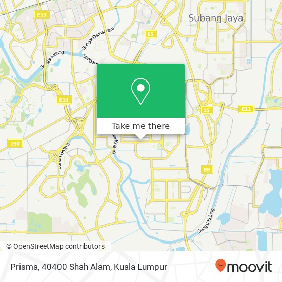 Prisma, 40400 Shah Alam map