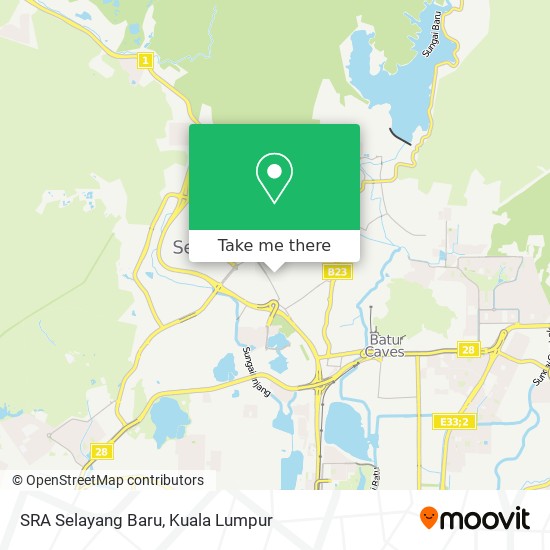 SRA Selayang Baru map