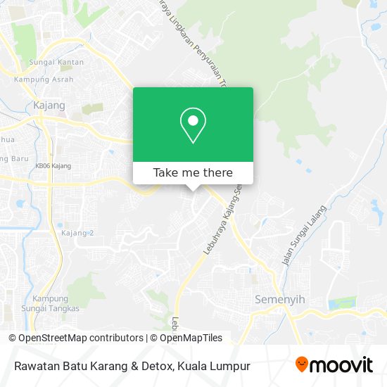 Rawatan Batu Karang & Detox map