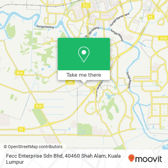 Peta Fecc Enterprise Sdn Bhd, 40460 Shah Alam