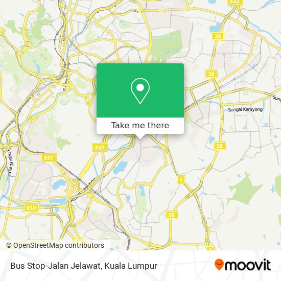 Bus Stop-Jalan Jelawat map