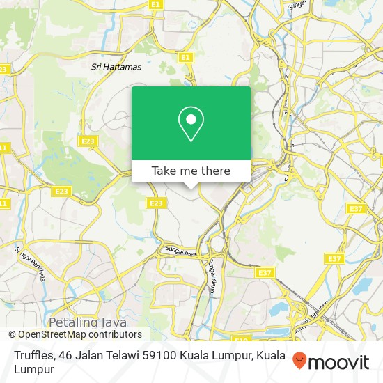 Truffles, 46 Jalan Telawi 59100 Kuala Lumpur map