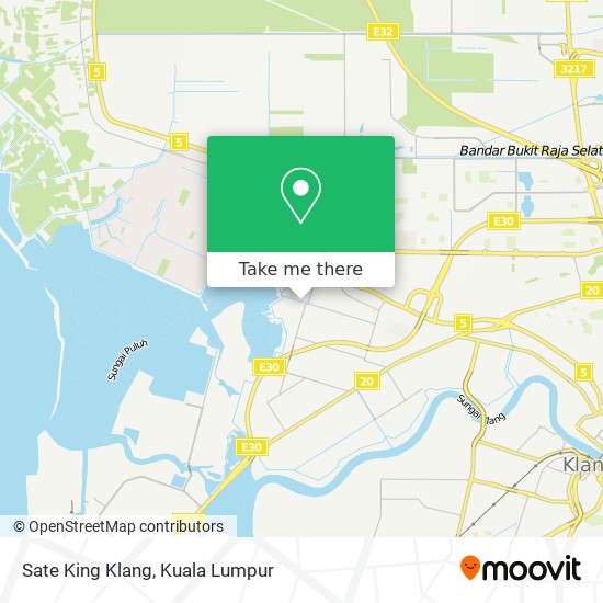 Sate King Klang map