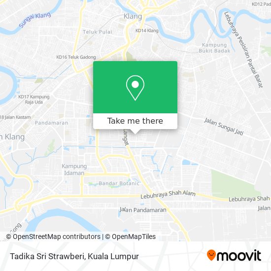 Tadika Sri Strawberi map