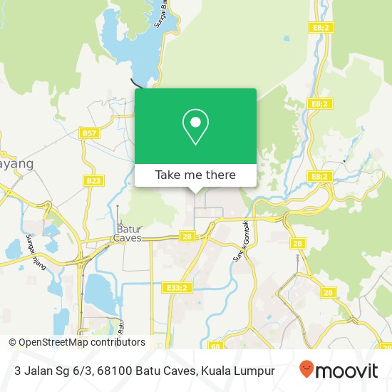 3 Jalan Sg 6 / 3, 68100 Batu Caves map