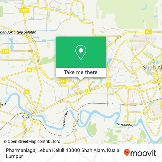 Pharmaniaga, Lebuh Keluli 40000 Shah Alam map