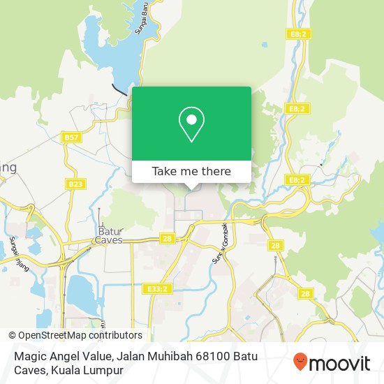 Magic Angel Value, Jalan Muhibah 68100 Batu Caves map