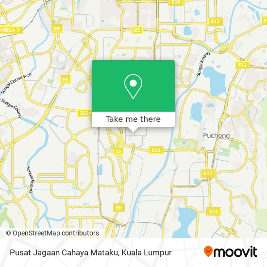 Pusat Jagaan Cahaya Mataku map