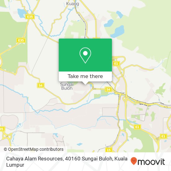 Cahaya Alam Resources, 40160 Sungai Buloh map