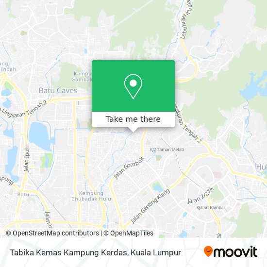 Tabika Kemas Kampung Kerdas map