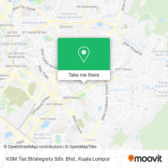 KSM Tax Strategists Sdn. Bhd. map