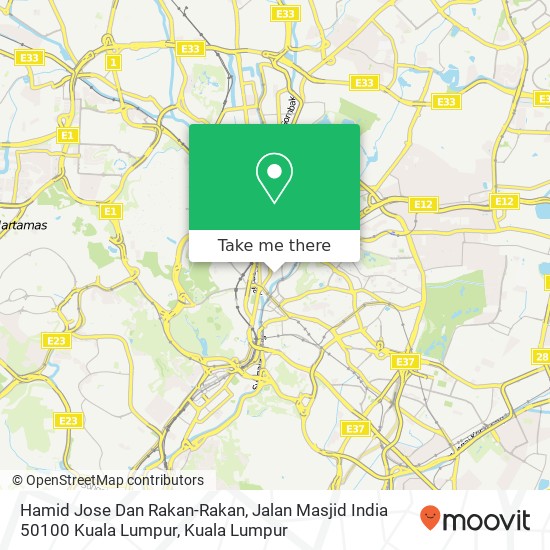 Hamid Jose Dan Rakan-Rakan, Jalan Masjid India 50100 Kuala Lumpur map