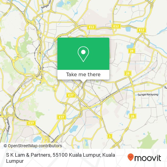 S K Lam & Partners, 55100 Kuala Lumpur map