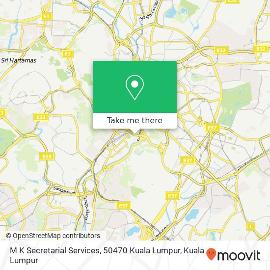 M K Secretarial Services, 50470 Kuala Lumpur map