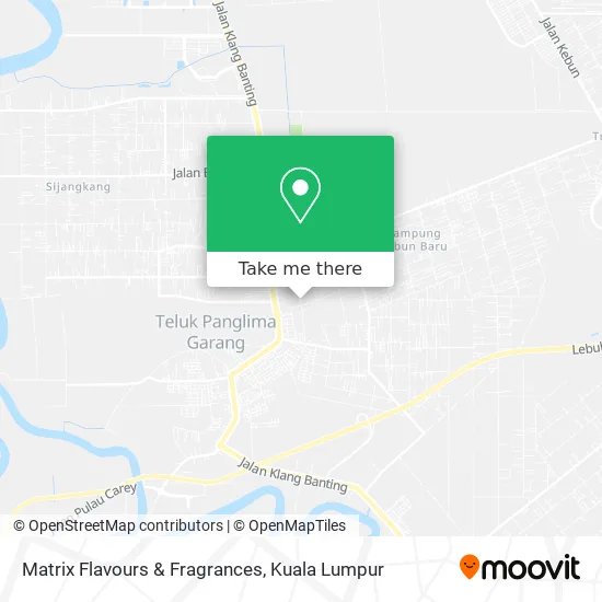 Matrix Flavours & Fragrances map