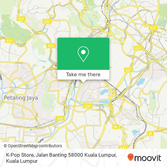 K-Pop Store, Jalan Banting 58000 Kuala Lumpur map