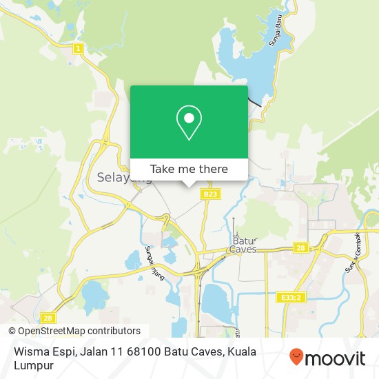 Wisma Espi, Jalan 11 68100 Batu Caves map