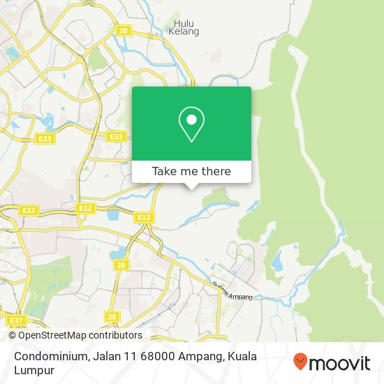 Condominium, Jalan 11 68000 Ampang map