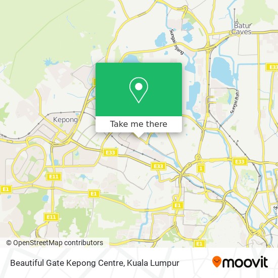 Beautiful Gate Kepong Centre map