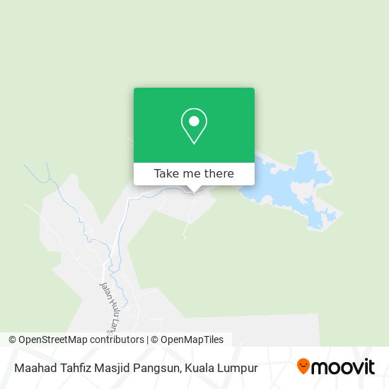 Peta Maahad Tahfiz Masjid Pangsun