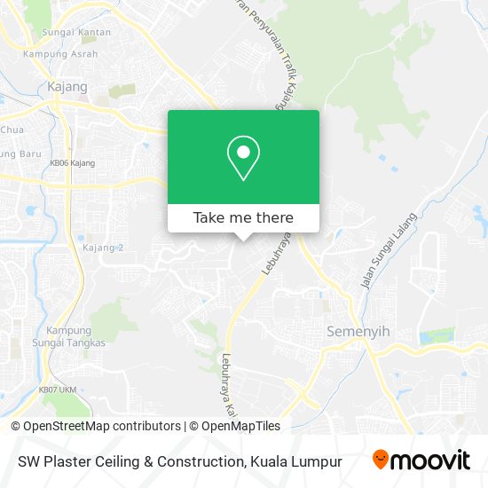 How To Get To Sw Plaster Ceiling Construction In Hulu Langat By Bus Or Train