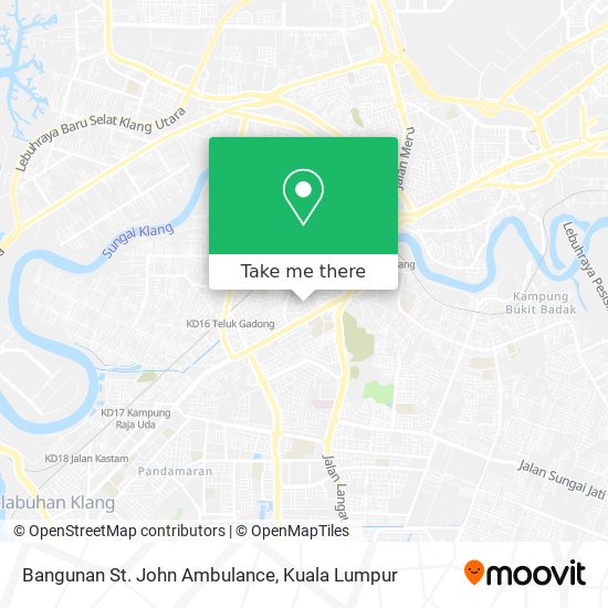 Bangunan St. John Ambulance map