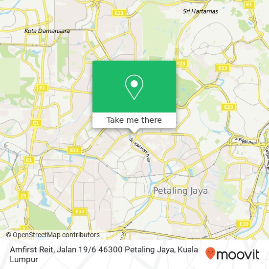 Amfirst Reit, Jalan 19 / 6 46300 Petaling Jaya map