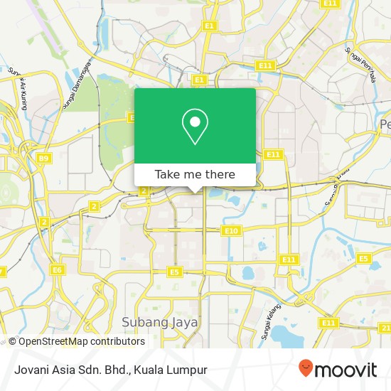 Jovani Asia Sdn. Bhd. map