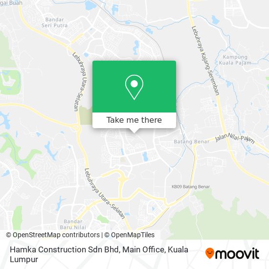 Peta Hamka Construction Sdn Bhd, Main Office