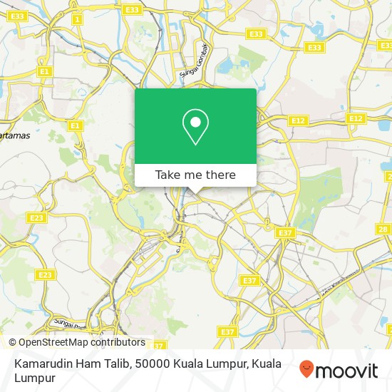 Kamarudin Ham Talib, 50000 Kuala Lumpur map