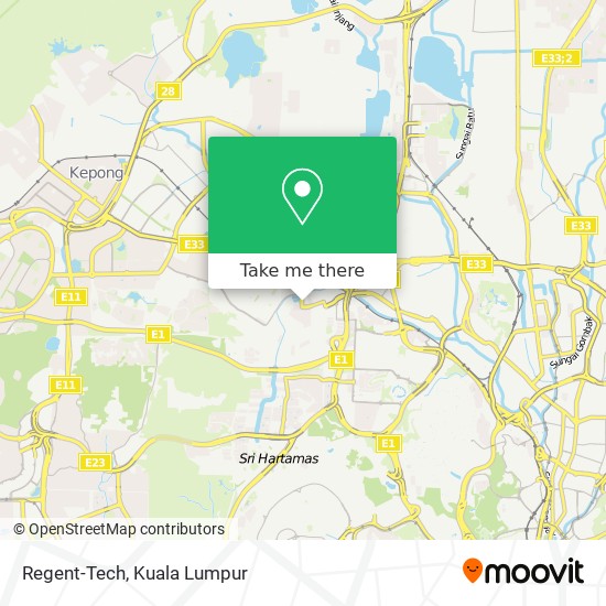 Regent-Tech map