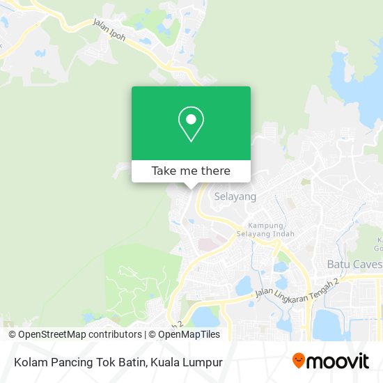 Kolam Pancing Tok Batin map