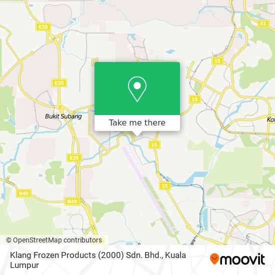 Klang Frozen Products (2000) Sdn. Bhd. map