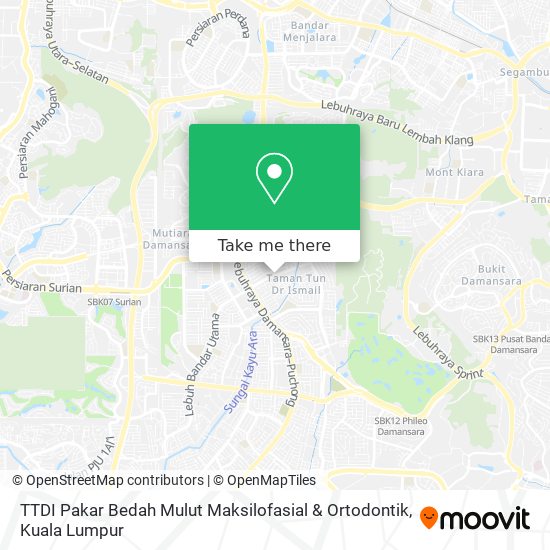 TTDI Pakar Bedah Mulut Maksilofasial & Ortodontik map