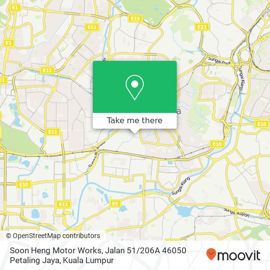 Soon Heng Motor Works, Jalan 51 / 206A 46050 Petaling Jaya map
