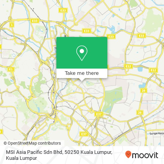 MSI Asia Pacific Sdn Bhd, 50250 Kuala Lumpur map