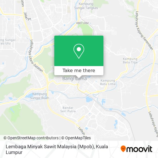 Peta Lembaga Minyak Sawit Malaysia (Mpob)