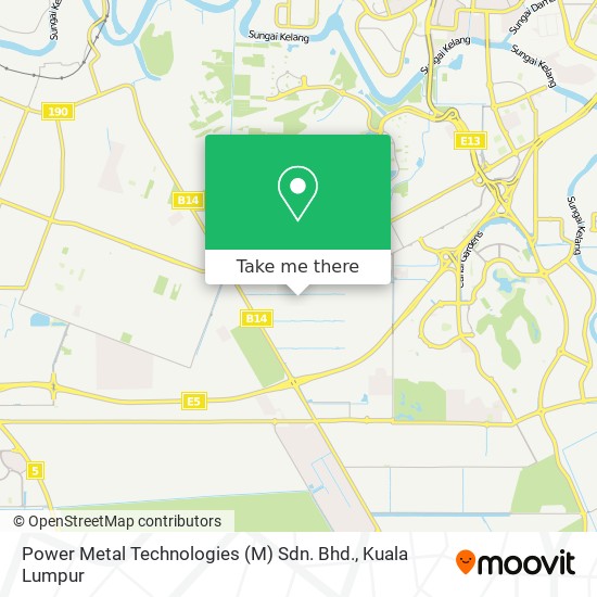 Power Metal Technologies (M) Sdn. Bhd. map