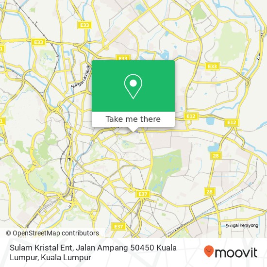 Sulam Kristal Ent, Jalan Ampang 50450 Kuala Lumpur map