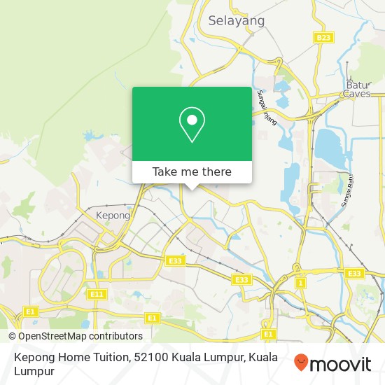 Peta Kepong Home Tuition, 52100 Kuala Lumpur