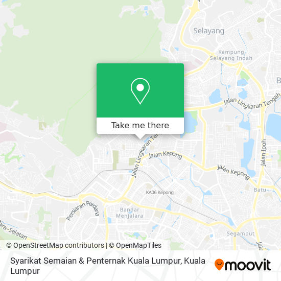 Peta Syarikat Semaian & Penternak Kuala Lumpur