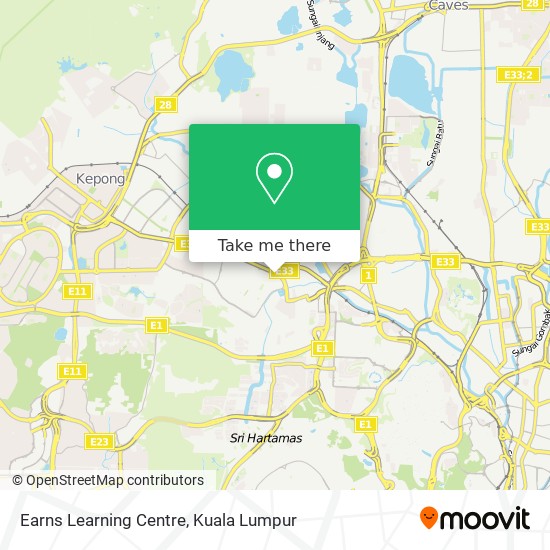 Earns Learning Centre map