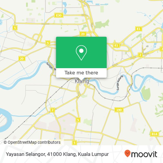 Peta Yayasan Selangor, 41000 Klang