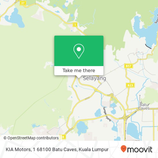 KIA Motors, 1 68100 Batu Caves map