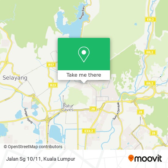 Jalan Sg 10/11 map